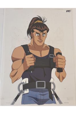 Lot 132 - After George Morikawa (born 1966) - Madhouse - 2000 Hajime No Ippo Vertical pan-cel painted with India ink and acrylic,… | Piasa