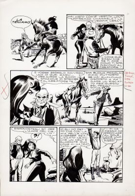 Leone Frollo | La Vedova Nera Episodio n.1 p.10 | Tavole Originali