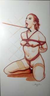 Stefano Mazzotti - disegno originale prova per Albo "BD Bondage & Discipline - Loose page | Catawiki
