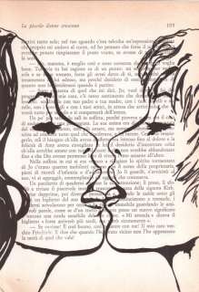Omaggio a Milo Manara - Andrea Boriani - carta antica hand painted - Loose page | Catawiki