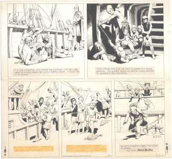 Harold Foster | Foster - 2/3 Prince Valiant, 3/26/1961 | Russ Cochran