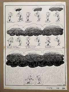 Gennaux, Serge - Gennaux, Serge - Planche originale - L‘Homme aux phylactères - (1980)