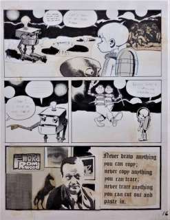 Wood, Wallece (Wally Wood) | Wood, Wallace - Lunar Tunes - Originele Pagina - "Lunar Tunes" (mixed-media Art) - (1983) | Catawiki
