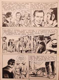 Giovanni Ticci | Tex n. 216 - G. Ticci - Tavola Originale "I Tre Killers" - Page volante - (1978) | Catawiki