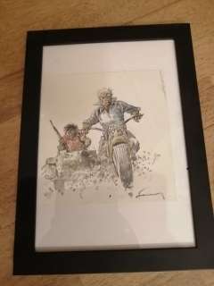 Hermann - Originele tekening naar de cover - Bernard Prince 5 - L’Oasis en flammes | Catawiki