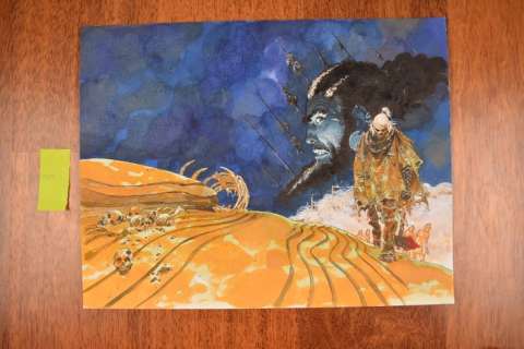 Guera Rm | The Goddamned - Illustration originale de la couverture du Comics "The Goddamned", Volume 1 "Before The Flood" - (2017) | Catawiki