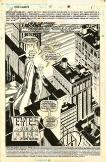 Al Williamson, Rick Leonardi - cloak and dagger issue 14 page 1
