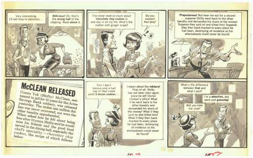 Jack Davis | Davis - "The Case of the Murderer Who Killed", Original MAD Art NO RESERVE! | Russ Cochran