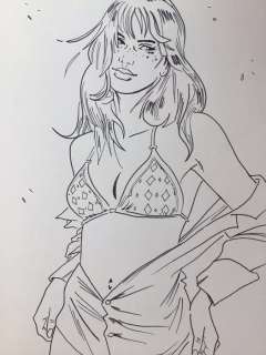 Jim | Jim - Dessin original - Une Nuit Ã  Rome - Marie | Catawiki