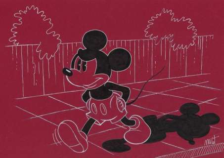 Millet | Mickey Mouse - Millet - Original drawing - EO | Catawiki