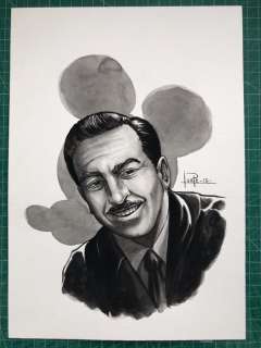 Juapi Coffee Artist | Juapi Coffee Artist - Original water color drawing - Walt Disney - (2015) | Catawiki