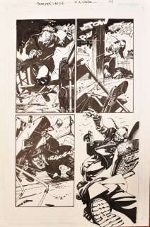 Guera Rm | Scalped - Illustration originale de la planche de la page 11 du Comics "Scalped", Issue 24 "The Gravel in Your - (2009) | Catawiki