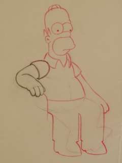 Matt Groening | The Simpsons - Homer Simpson - Exemplaire unique | Catawiki