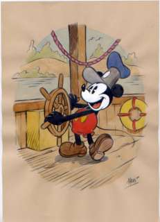 Xavi (Xavier Vives Mateu) | MICKEY MOUSE - Dibujo original - STEAMBOAT WILLIE - EO (2021) | Catawiki