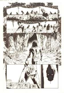 Kev Walker - Marvel zombies 4 #1 p. 15 - deathpool (zombie deadpool‘s head) with the marvel zombie - 2009