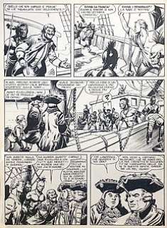 Onofrio Bramante - Falco Bianco - O. Bramante - Tavola originale "Il robin hood del nord-est" Pagina 43 - Page volante - Exemplaire unique