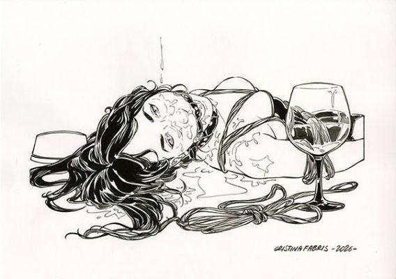 Cristina Fabris – “Bevimi” – Illustrazione pubblicata | Cart Gallery