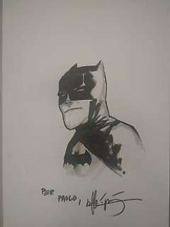 Pere Perez - Batman - Illustrazione originale Batman di Pere Perez - Page volante - Exemplaire unique - (2015/2021)