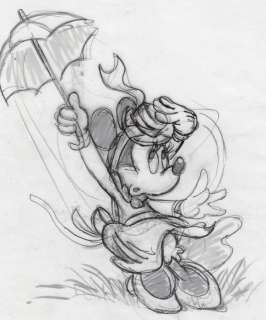 Tony Fernandez, Disney Artist | Minnie Inspired By Claude Monet - Original Sketch - Tony Fernandez | Catawiki