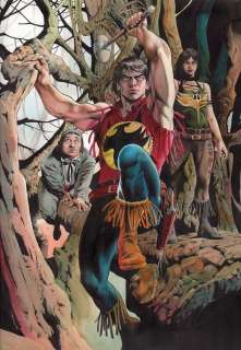 Lozzi, Arturo | Lozzi, Arturo - Orginal colour drawing - Zagor & co. | Catawiki