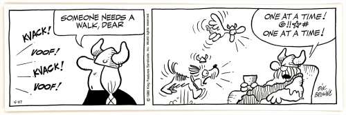 Dik Browne | Browne - HAGAR THE HORRIBLE Daily Strip (5/27/1988) | Russ Cochran