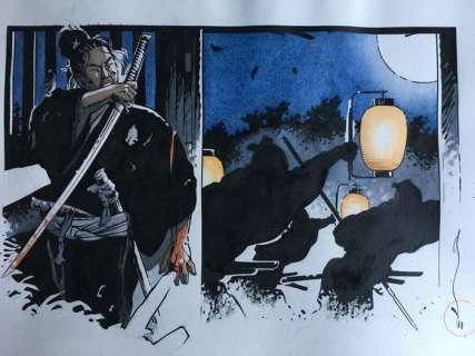 Michetz, Marc | Michetz, Marc - Dessin original couleur - Kogaratsu - Le fugitif - (2019) | Catawiki