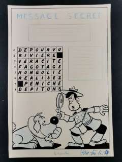 Guido Scala | Baldo - "Messaggio Segreto" - Page volante - EO | Catawiki