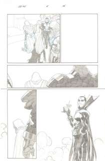 Esad Ribic - Secret wars #6 p. 14 - god emperor doom, mister sinister, madelyne pryor, and maestro hulk - 2015 signed