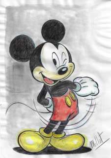 Millet | Mickey Mouse - Millet - Original Drawing - EO | Catawiki