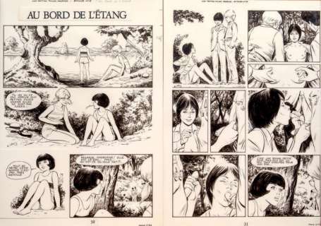 Lévis G. (Sidobre) | LÉVIS G. Â«Les petites filles modèlesÂ». Encre de Chine noire pour les d | Tessier Sarrou