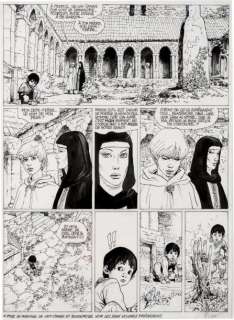 Rosinski | Complainte des landes perdues - Dame Gerfaut Encre de Chine pour | Millon