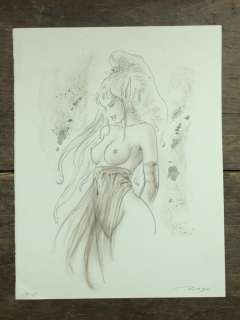Royo, Luã­s | Luis Royo - Original color drawing - SB-67 - Size: 23 x 27 cm. | Catawiki