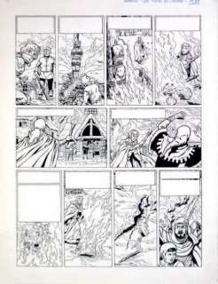 Chaillet, Gilles | Lefranc Planche originale à l’encre de Chine pour la planche | Cornette de St Cyr