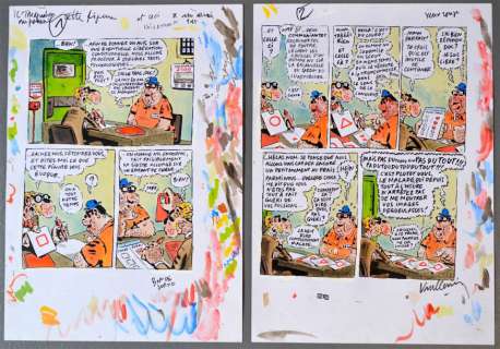 Planches Originales / Illustrations / Sérigraphies | VUILLEMIN, Philippe | Estim Nation