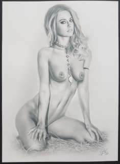 J.M. Calas | Calas, Jean-Michel - Originele tekening in potlood - Formaat: 29,5 x 41 cm. - (2019) | Catawiki