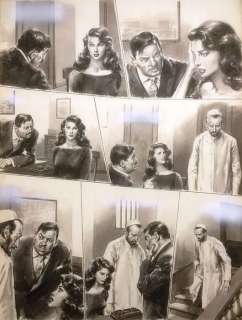 Walter Molino | Grand Hotel #404 - Walter Molino - Original Page - Page volante - Exemplaire unique - (1954) | Catawiki