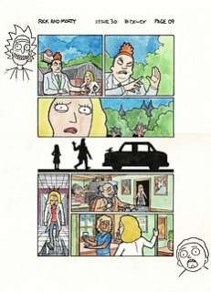 Ben Dewey - Rick and Morty 30 - Original comic art by Benjamin Dewey - Exemplaire unique - (2017)