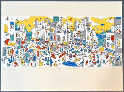 Planches Originales / Illustrations / Sérigraphies | AVRIL, François  Sé | Estim Nation