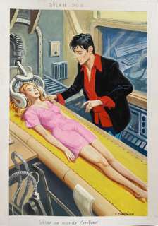 Severino Baraldi | Dylan Dog - Severino Baraldi - illustrazione originale - Page volante | Catawiki