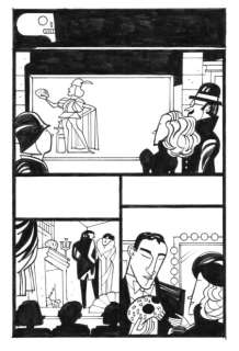 Javier Olivares | Página de Cráneo privilegiado para la revista M21 02 | The Comic Art Agency