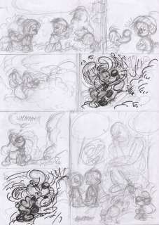 Verron | Boule et Bill, storyboard Ã  la mine de plomb et a… | Millon