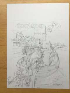 Kuijpers, Henk | Franka - Potloodtekening schutblad luxe editie Gratis Goud - (2020) | Catawiki