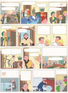 Craenhals | Les 4 As, ensemble de 5 bleus de coloriage Ã  l… | Millon