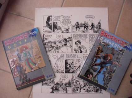 Franz | Original page (p.44)  - Brougue 2  - La renarde + 2 albums Brougue, 1 + 2  - hc  - 1st edition (1989/1991) | Catawiki