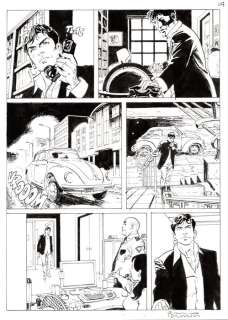 Bruno Brindisi | Dylan Dog n. 302 - B.Brindisi - Tavola Originale "Il delitto perfetto" - Page volante - Exemplaire unique - (2014) | Catawiki