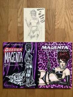 Nik Guerra | Magenta Nik Guerra - Disegno Originale/ Dossier Magenta/ Magenta Nero Fatale - Broché - EO - (2008/2016) | Catawiki
