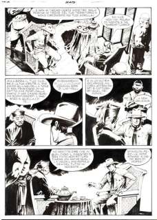 Maurizio Dotti | Tex n. 698 - M. Dotti - 2x Tavole Originali "Panico a teatro" - Page volante - Exemplaire unique - (2018) | Catawiki