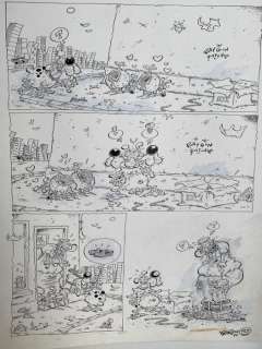 Schreurs, Eric | Schreurs, Eric - Originele pagina - Joop Klepzeiker - Sloffen.. - (1995) | Catawiki