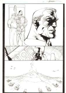 Ale Garza | Michael Turner’s Fathom? #? P.17 - Soldiers & Ocean Action - Signed | Anthony’s Comic Book Art
