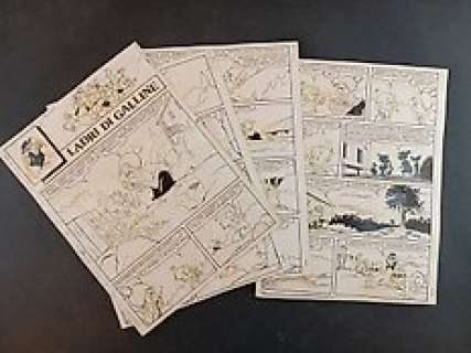 Nicola del Principe - Nonna Abelarda - Nicola del Principe - 15x Tavole Originali "Lavoro di Rapina" - Page volante - Exemplaire unique